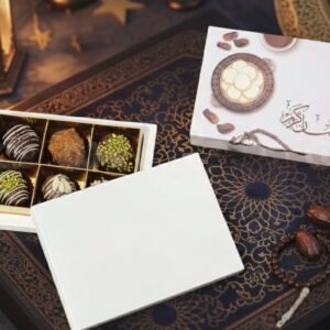 6 PCS Ramadan boxes (White)